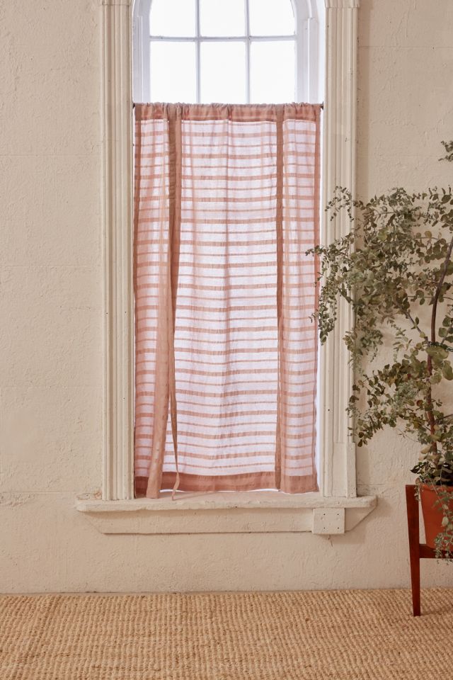 Seersucker Draped Shade Curtain #1