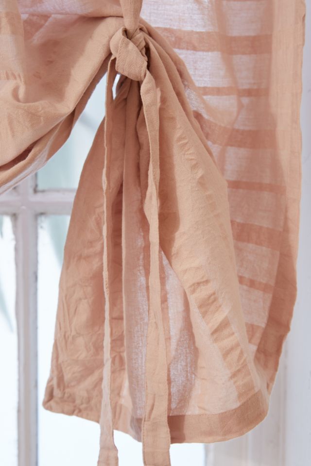 Seersucker Draped Shade Curtain #2