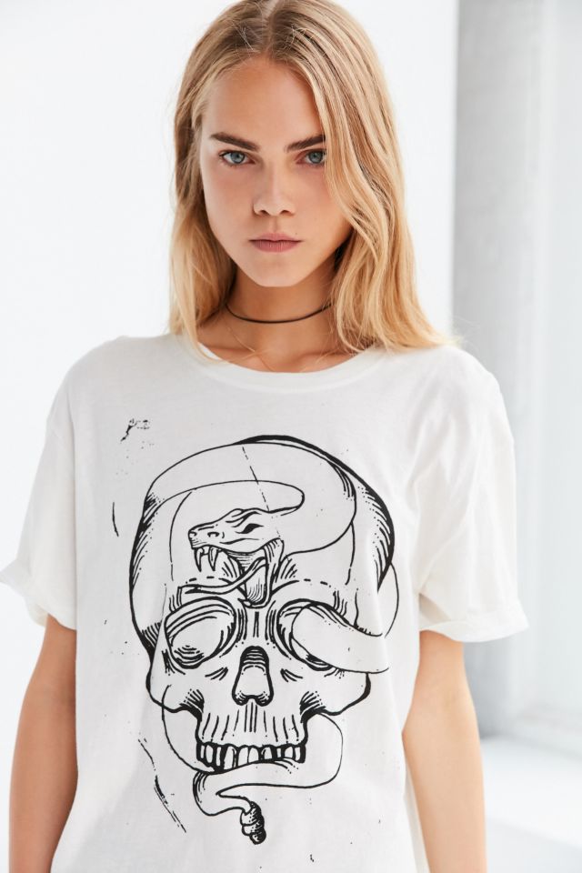 Silence + Noise Skull And Snake Tee #3