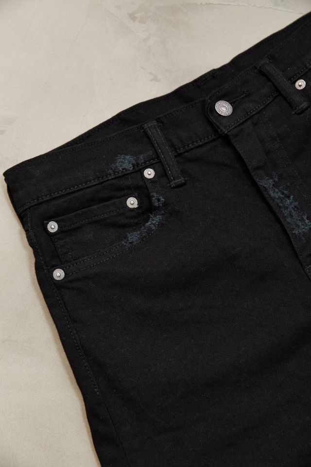 Shredded Black Levi's 510 Skinny Jean #1