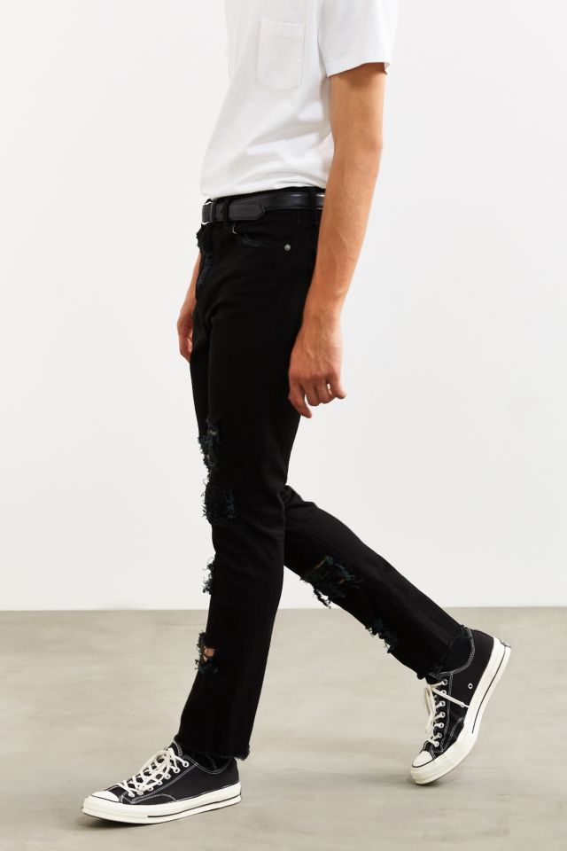 Shredded Black Levi's 510 Skinny Jean #2