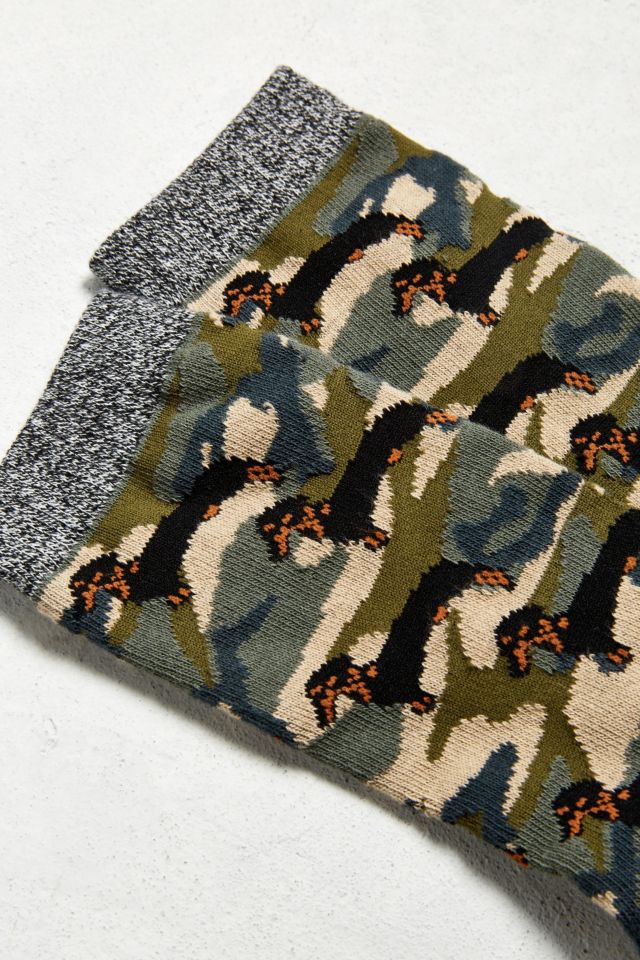 Camo Dachshund Sock | Urban Outfitters