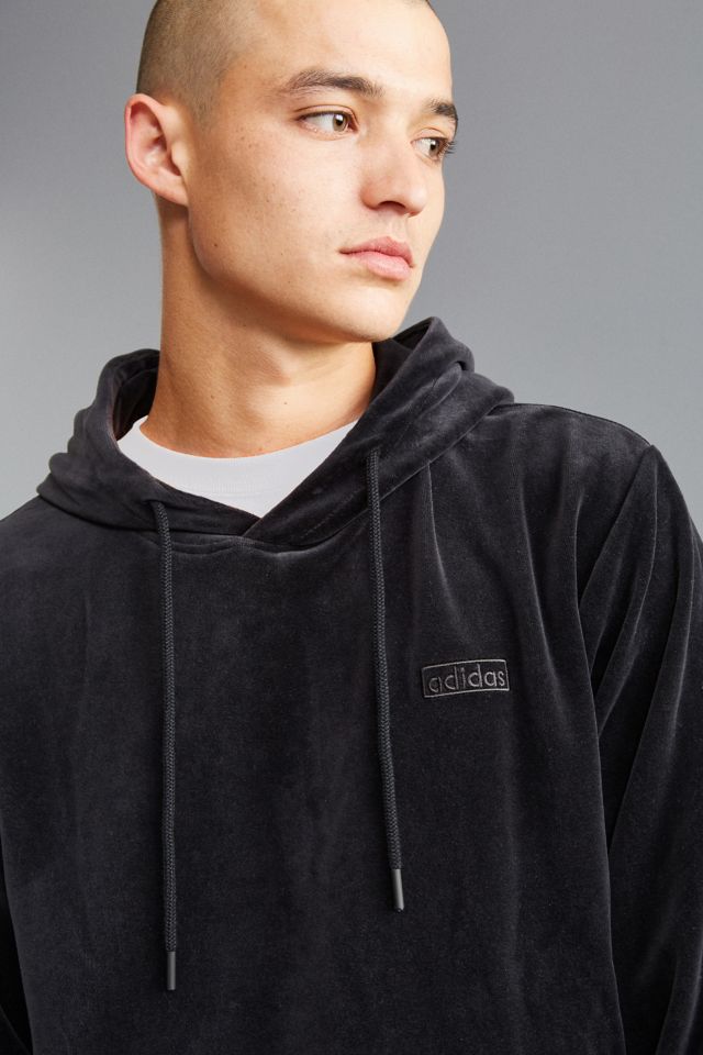 Adidas velvet store hoodie mens