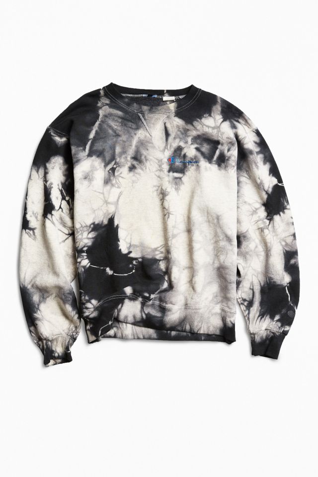 Vintage Champion Tie Dye Crew Neck Sweatshirt