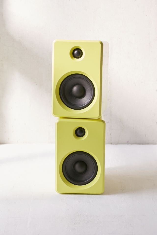 LE-43 Wireless Bookshelf Speakers Set - Yellow #2