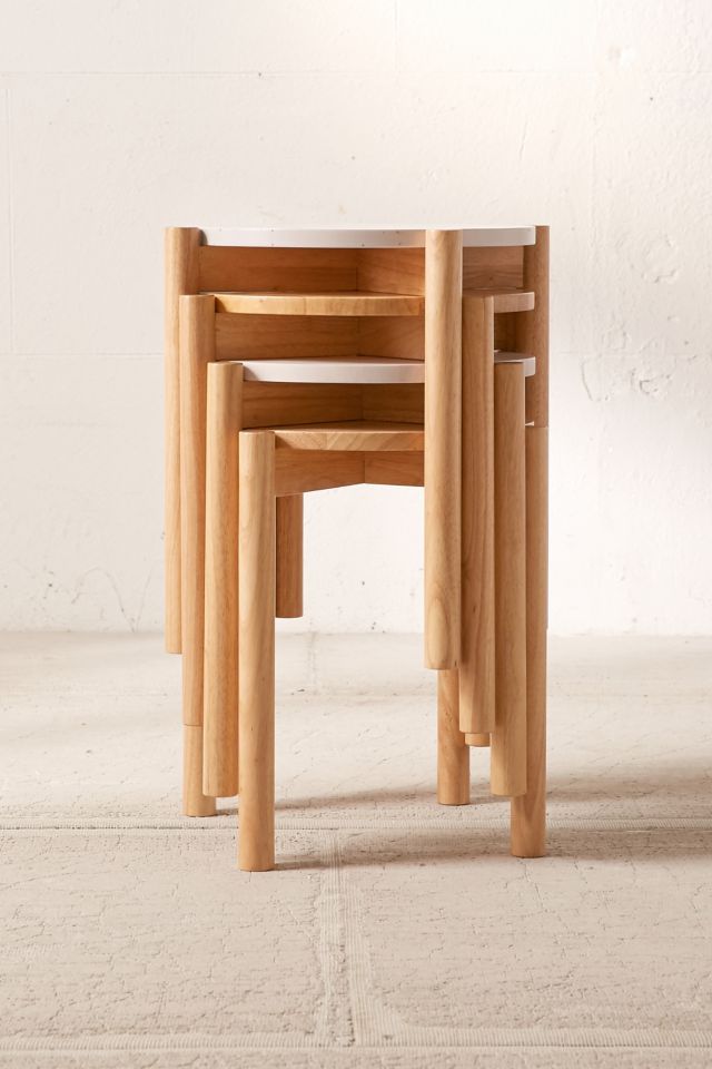 Otto Wood Stacking Stool #5