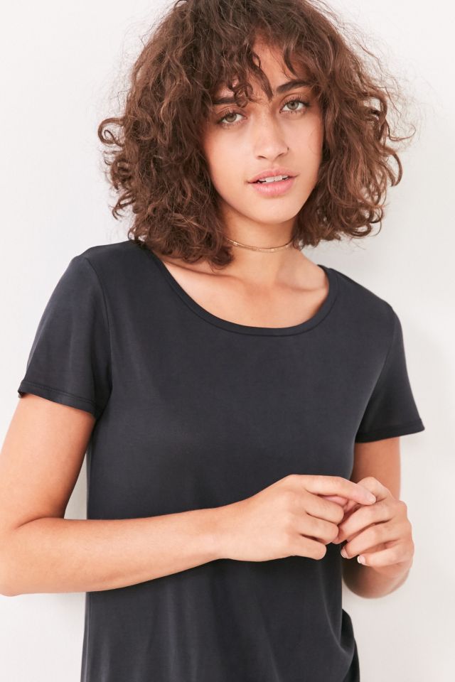 Silence + Noise Side-Slit Midi T-Shirt Dress #2