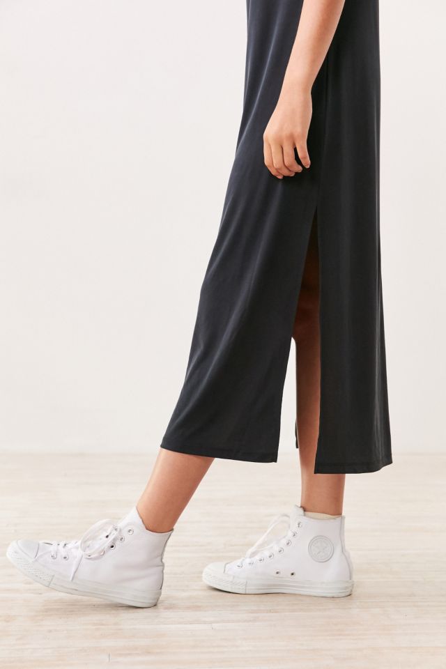 Silence + Noise Side-Slit Midi T-Shirt Dress #3