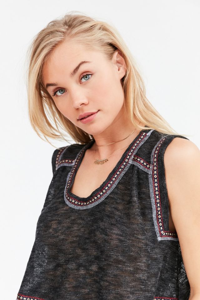 Ecote Andy Embroidered Tank Top #2