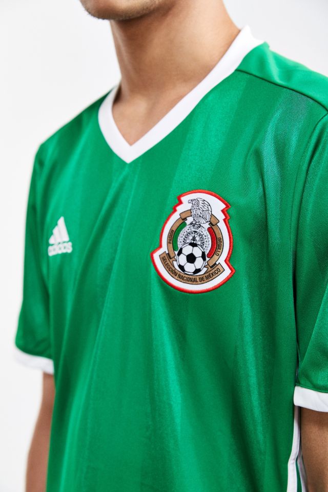 adidas Men's Mexico Home Black/Purple Soccer Jersey - Hibbett