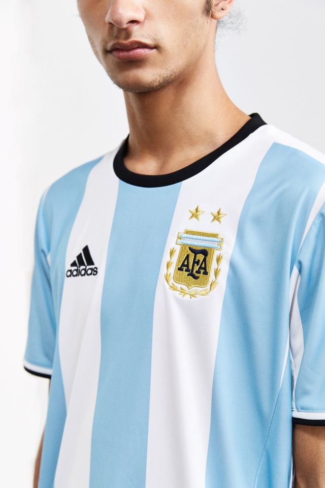 adidas Argentina Home Soccer Jersey #4
