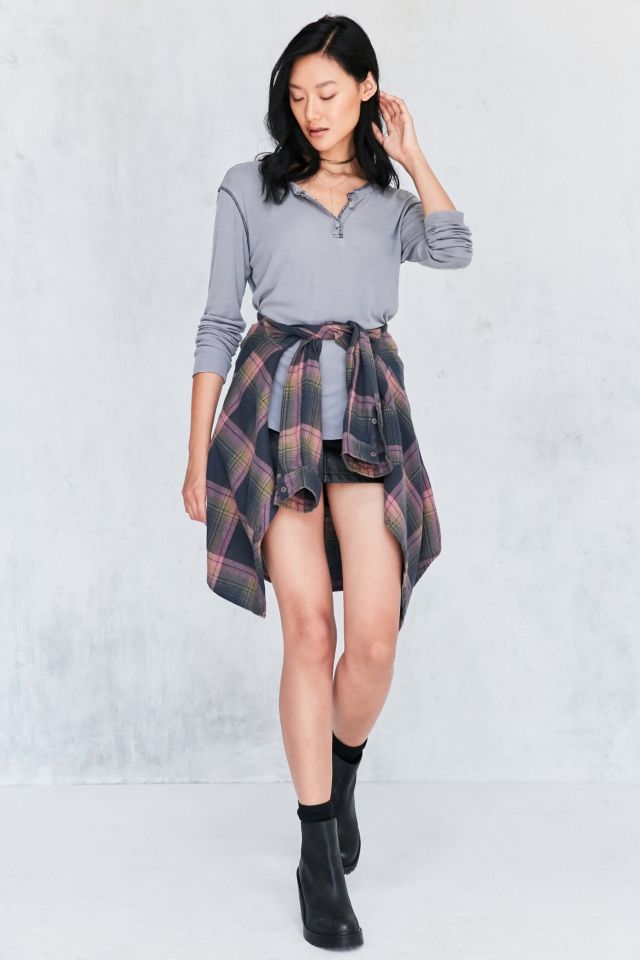 Truly Madly Deeply Henley Tissue Tee #4