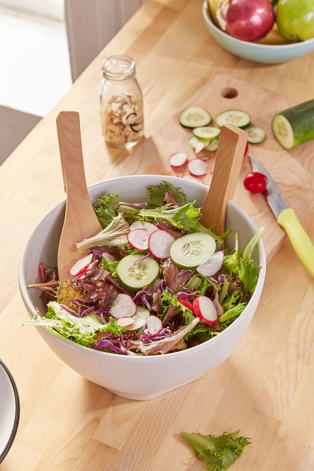Modern Salad Bowl Serving Set #2