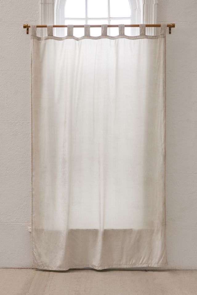 Crushed Velvet Window Curtain #1