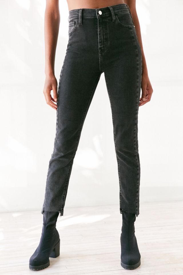 BDG Girlfriend High-Rise Jean - Deconstructed Hem #2