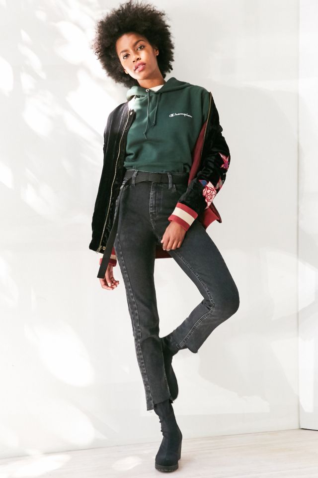 BDG Girlfriend High-Rise Jean - Deconstructed Hem #4