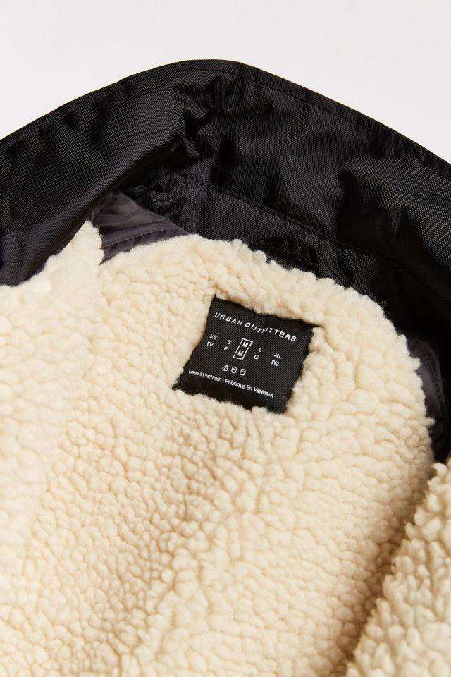 UO Sherpa Lined Coach Jacket #4