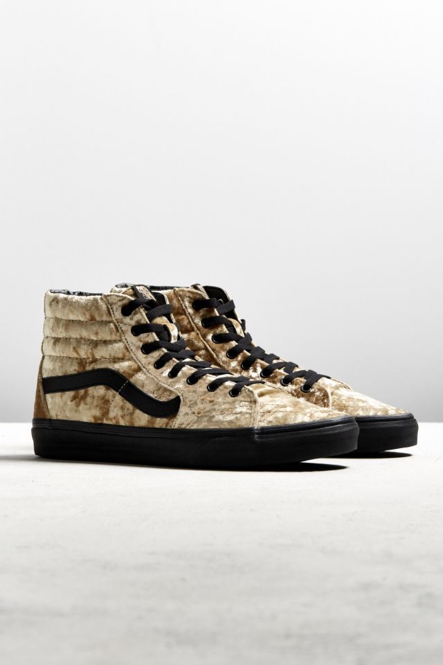 Vans sk8 hi on sale velvet