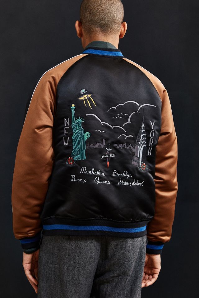 Embroidered hotsell Bomber Jacket, Urban Outfitters