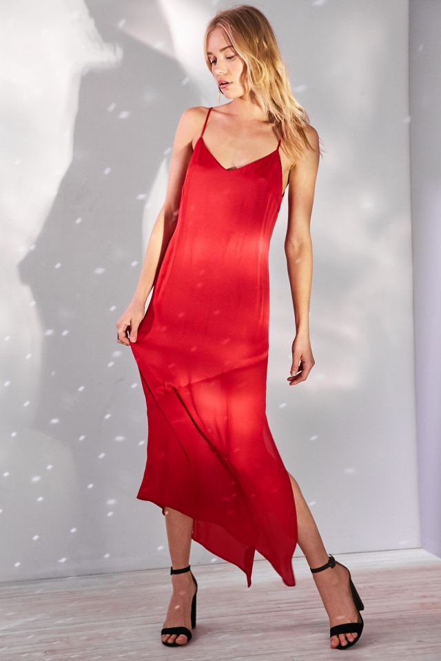 fitted lace wedding dress The Midi Slip Cherry Red – Cou Cou Intimates