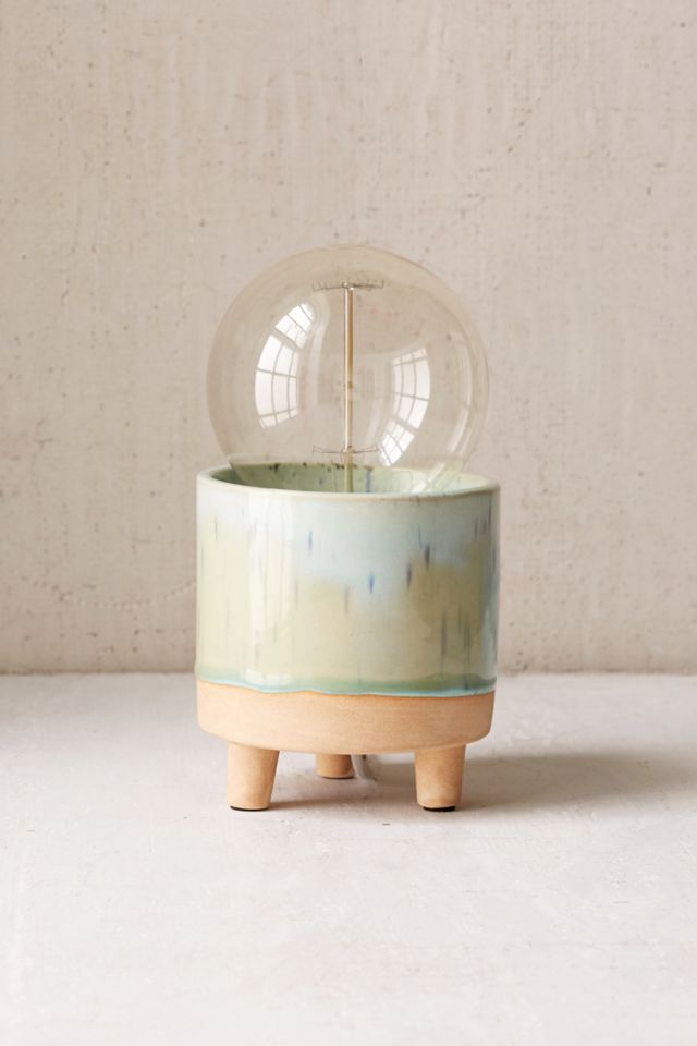 Footed Ceramic Lamp Base #3
