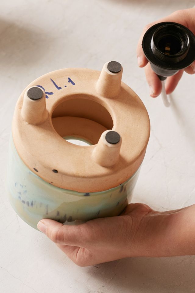 Footed Ceramic Lamp Base #4