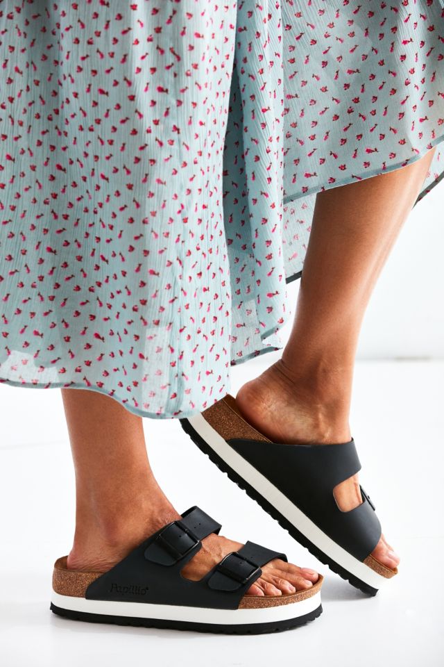 Birkenstock Arizona Platform Slide #2