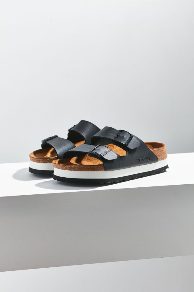 Birkenstock Arizona Platform Slide #3