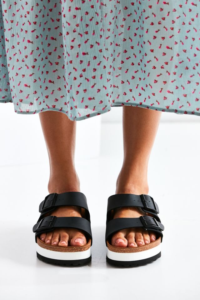 Birkenstock Arizona Platform Slide #4