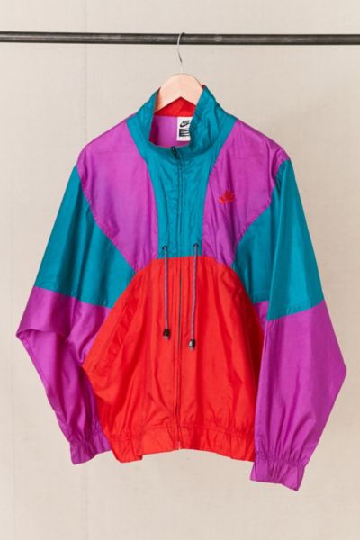 vintage neon windbreaker