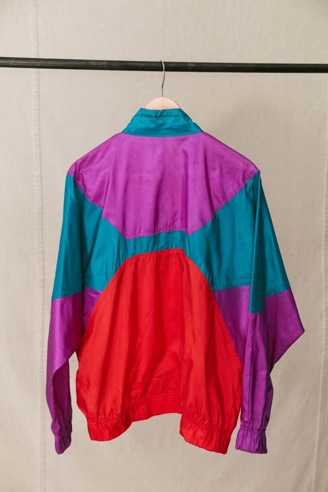 Vintage Nike Neon Drawstring Windbreaker Jacket #1