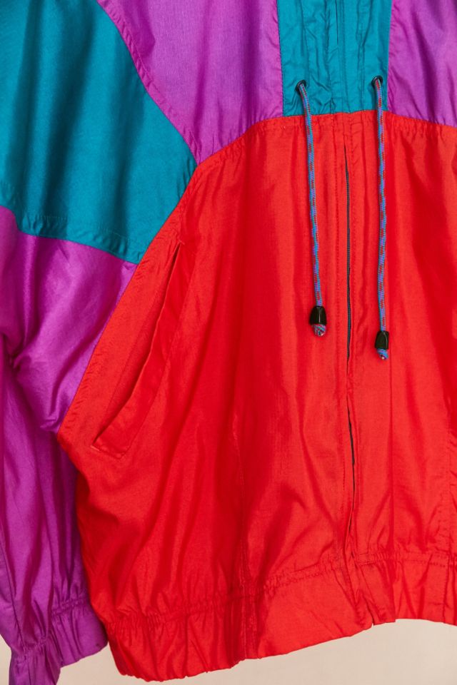 Vintage Nike Neon Drawstring Windbreaker Jacket #3
