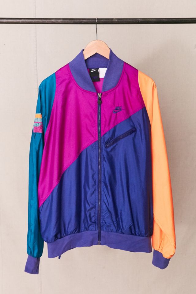 Vintage Nike Neon Flight Windbreaker Jacket Urban Outfitters