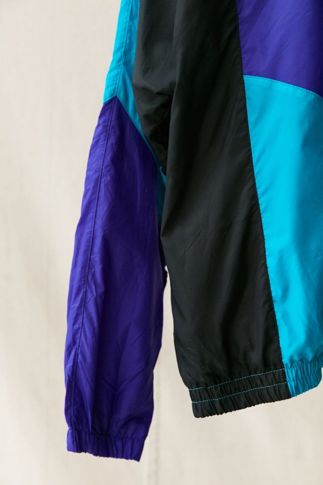 Vintage Nike Black/Turquoise Windbreaker Jacket #3