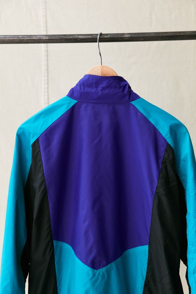 Vintage Nike Black/Turquoise Windbreaker Jacket #4