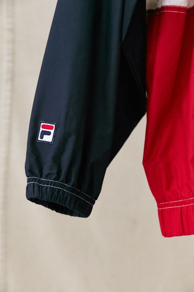 Vintage Fila Red White + Blue Windbreaker Jacket #5