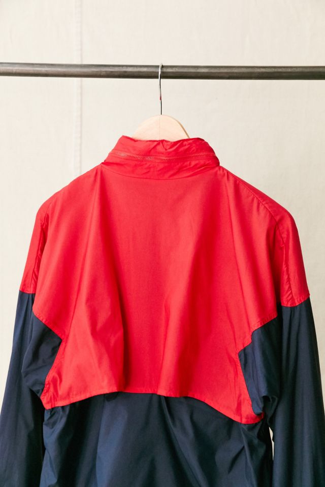Vintage adidas Red White + Blue Windbreaker Jacket #4