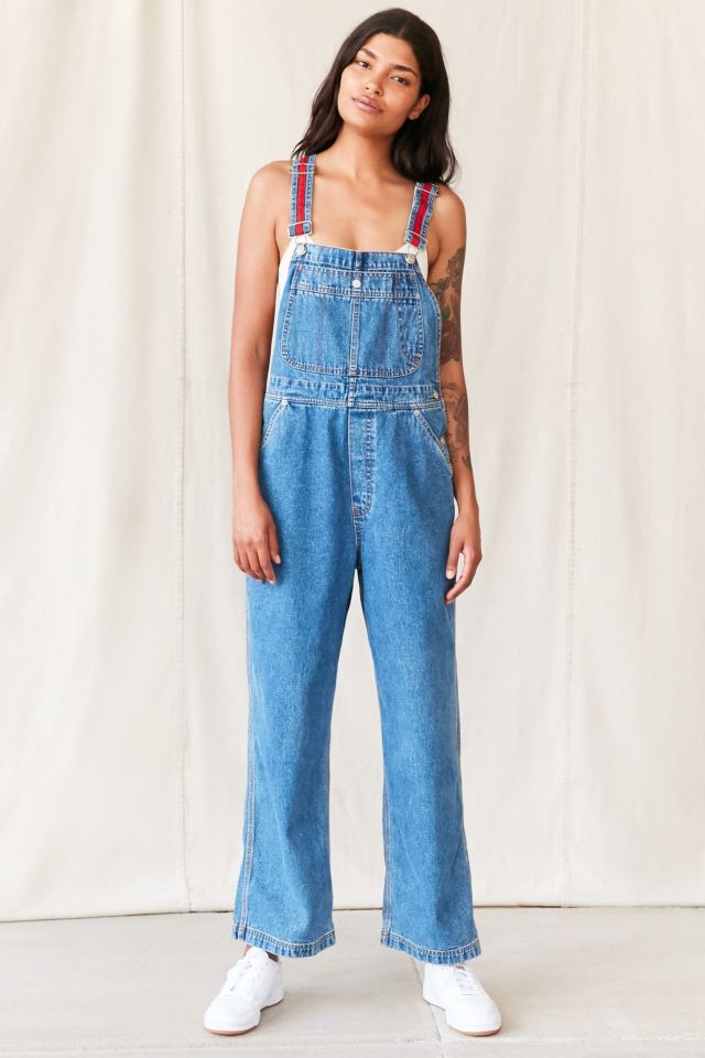 Vintage Tommy Hilfiger Red Strap Overall | Urban Outfitters