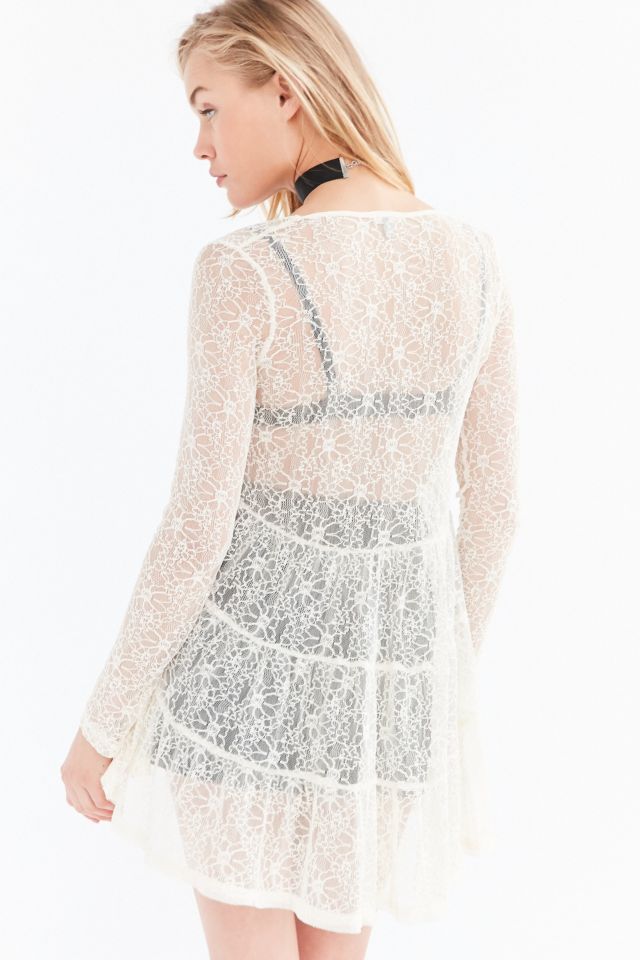Ecote Lace Tiered Trapeze Top #3