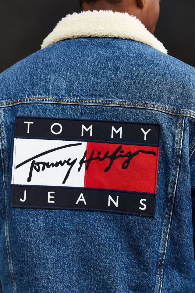 Tommy sherpa denim clearance jacket