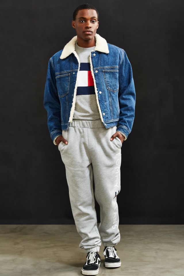 Tommy hilfiger clearance sherpa denim jacket