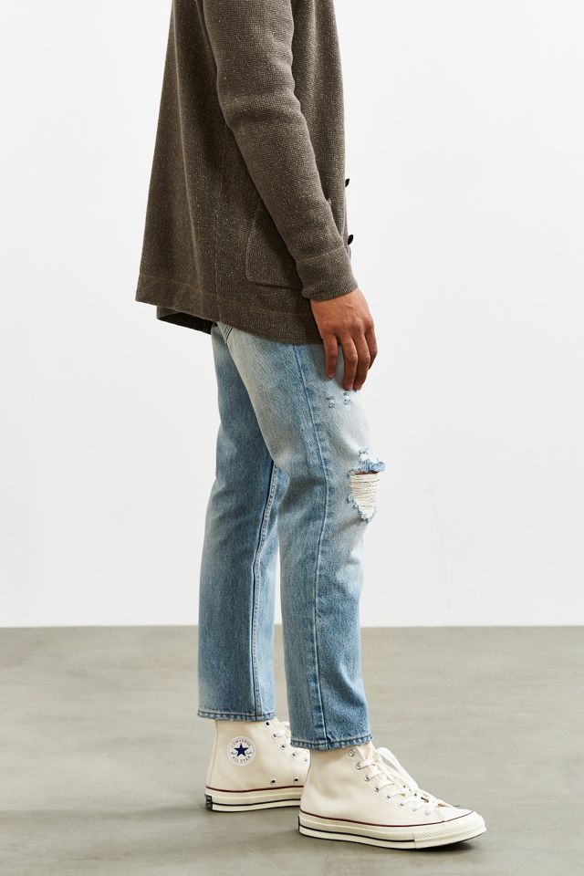 Rolla's X UO Destroyed Stonewash Stubbs Cropped Jean #2