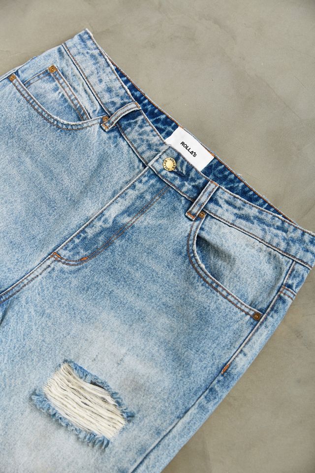 Rolla's X UO Destroyed Stonewash Stubbs Cropped Jean #4