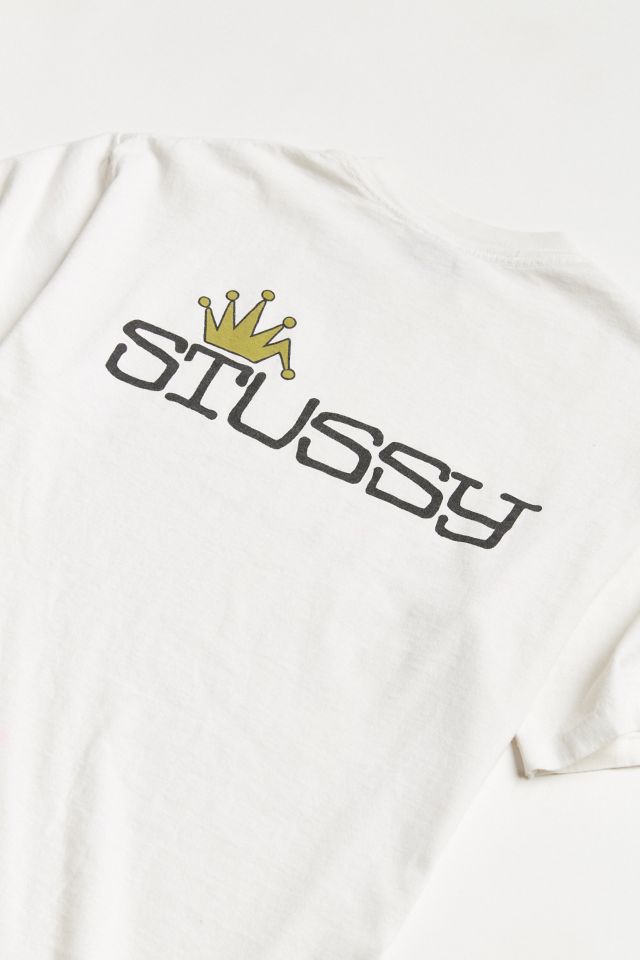【OLD STUSSY】Stussy x Levi’s Crown Tee Stussy x Levi's Tee November 2007 Edition White EU/JP Exclusive