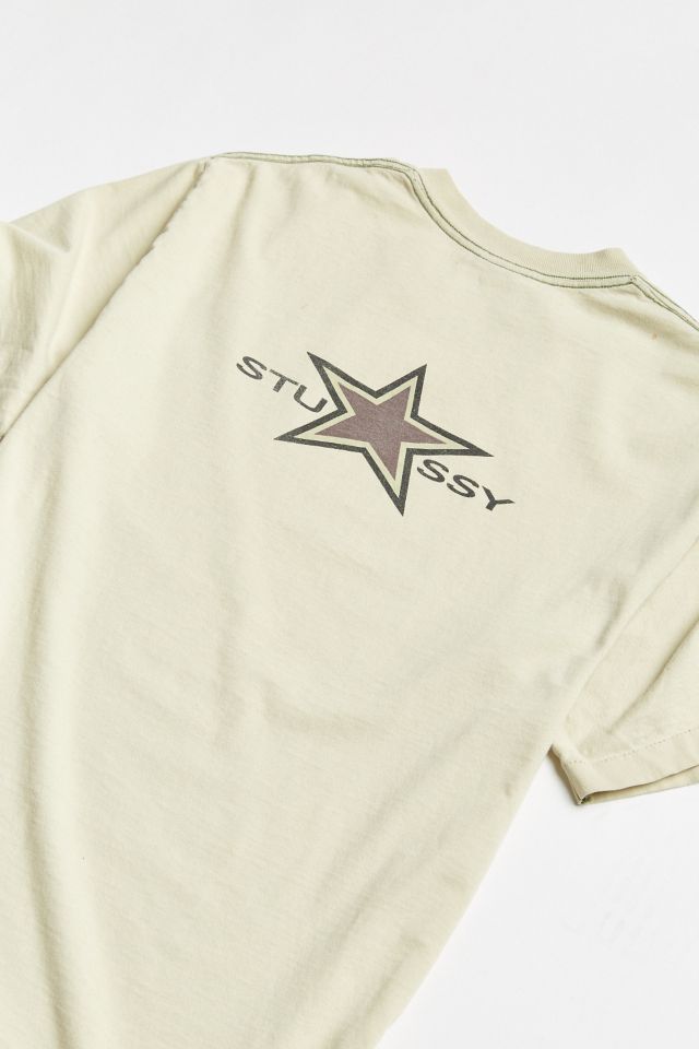 ★23SS★STUSSY STAR SCRIPT TEE Buy Stussy Star Script Tee 'White' - 1904967 WHIT | GOAT