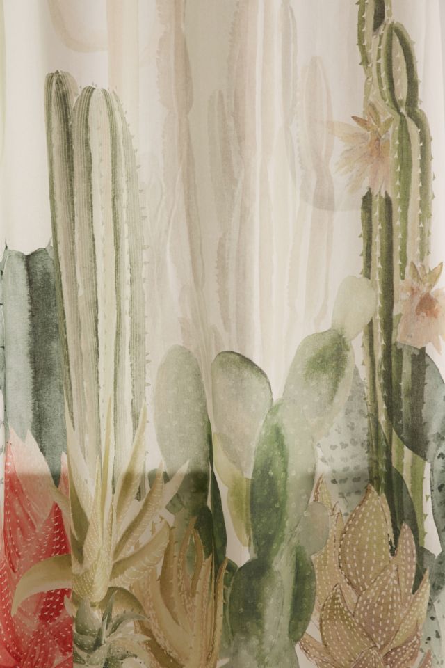 Cactus Landscape Shower Curtain #2