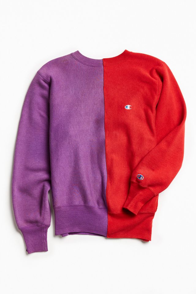 Vintage purple champion discount sweatshirt