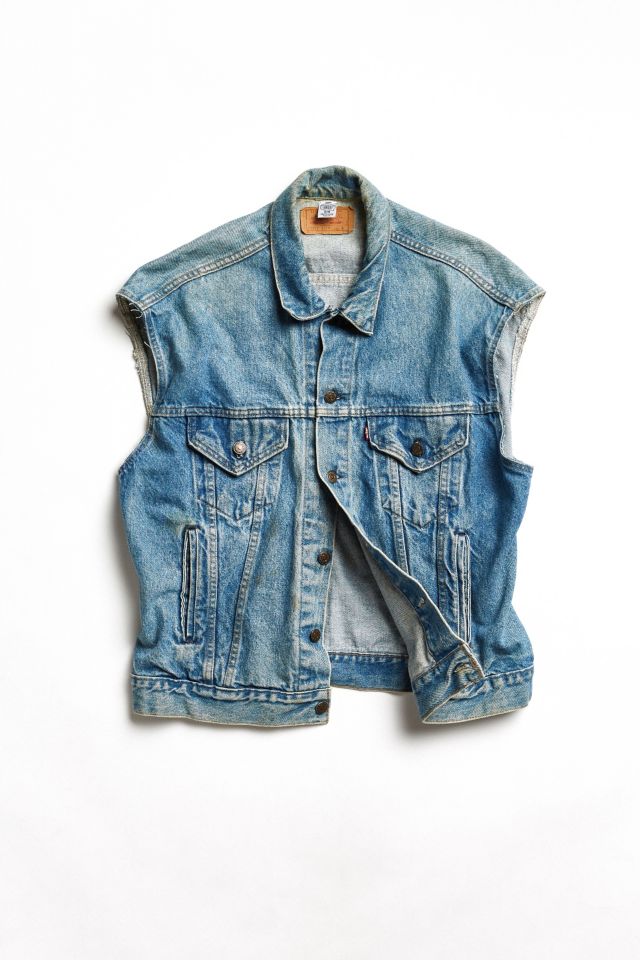 Vintage AC/DC Denim Vest | Urban Outfitters