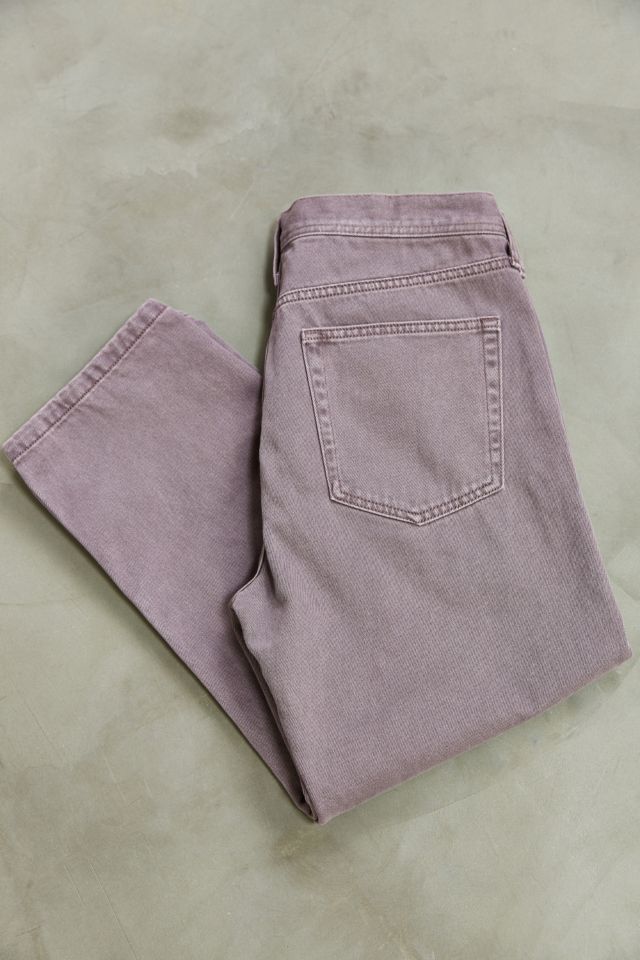 BDG Mauve Straight Cropped Jean #4