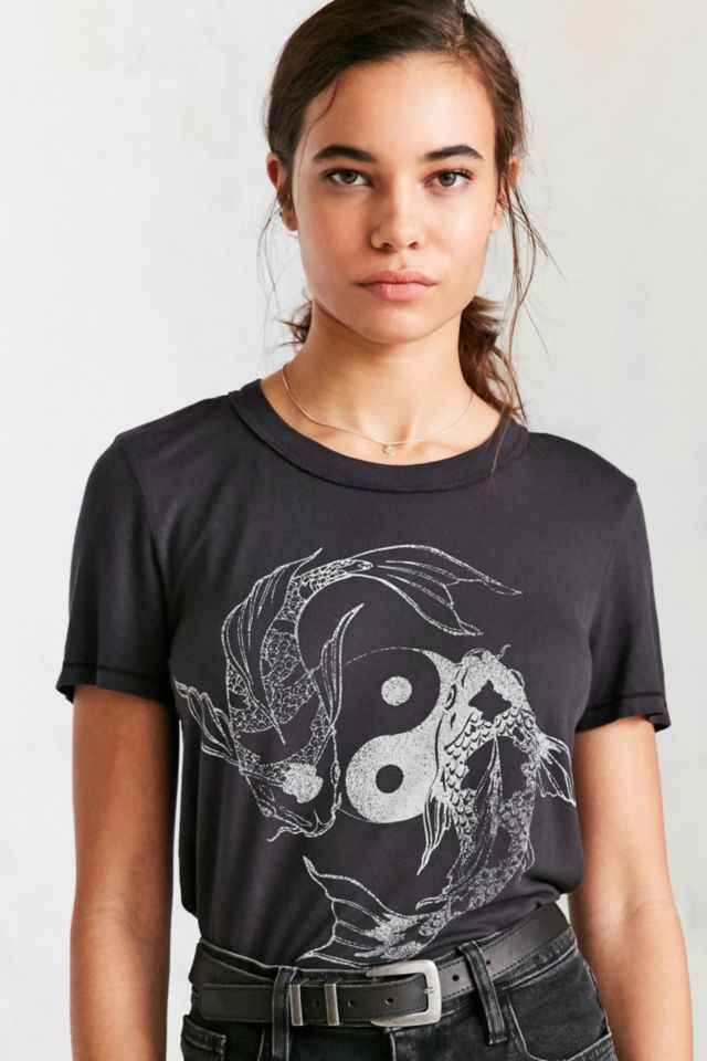 Truly Madly Deeply Yin-Yang Koi Tee | Urban Outfitters